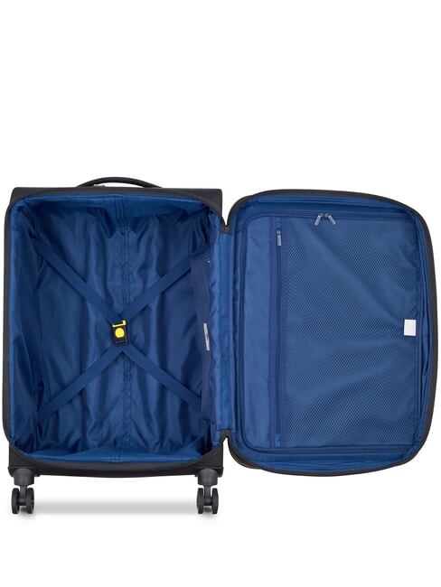 BROCHANT 3 Cărucior mediu, extensibil negru ad&acirc;nc - Trolere rigide