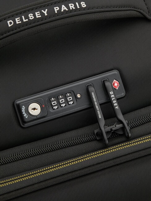 BROCHANT 3 Cărucior mediu, extensibil negru ad&acirc;nc - Trolere rigide