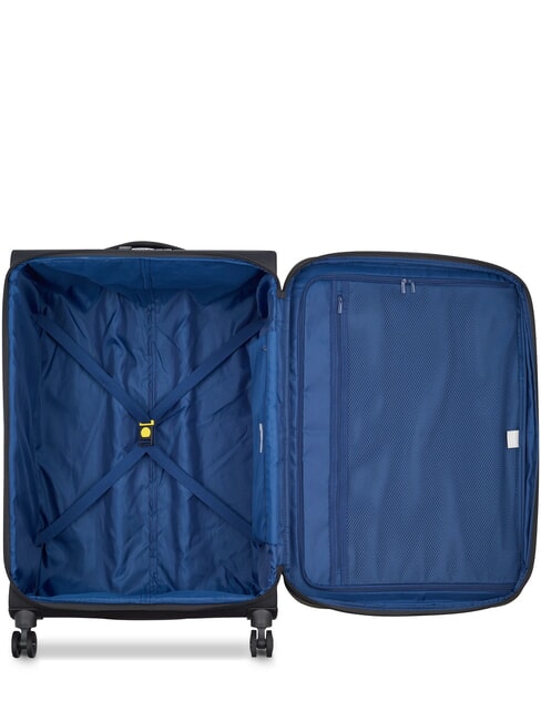 BROCHANT 3 Cărucior mare, extensibil negru ad&acirc;nc - Trolere rigide