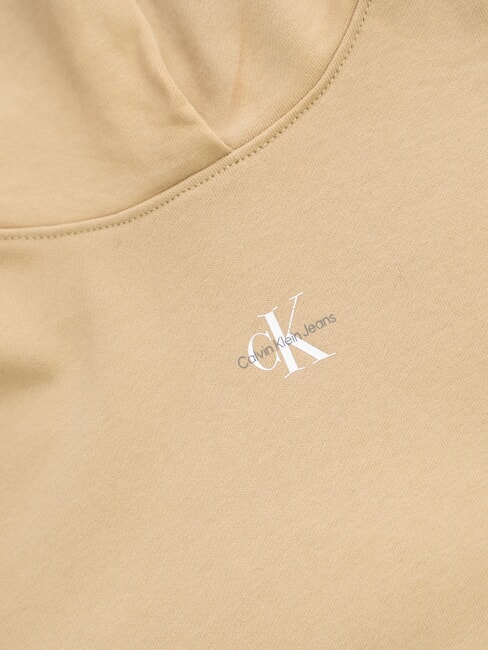 CK JEANS Hanorac din bumbac cu glugă și buzunar travertine - Hanorace pentru femei