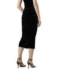 TOMMY HILFIGER TH Fustă creion cu volane negru - Fuste pentru femei - 2