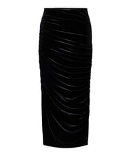 TOMMY HILFIGER TH Fustă creion cu volane negru - Fuste pentru femei - 5