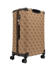 GUESS BERTA 28 Cărucior extensibil mare logo latte / maro - Trolere rigide - 3