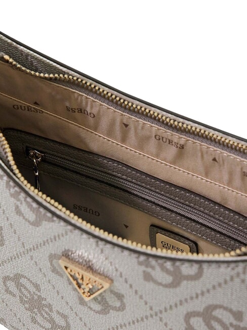 NOELLE 2 Geantă de umăr cu imprimeu 4G logo logo taupe închis - Genți femei