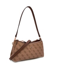 GUESS NOELLE 2 Geantă de umăr, geantă crossbody logo latte / maro - Genți femei - 2