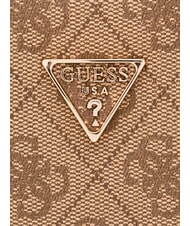 GUESS NOELLE 2 Geantă de umăr, geantă crossbody logo latte / maro - Genți femei - 3