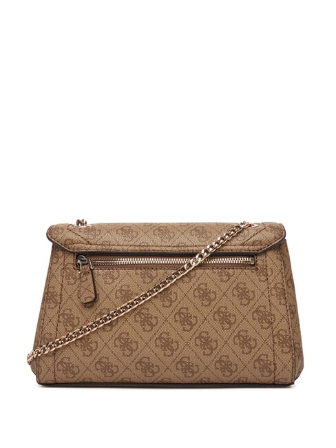 NOELLE 2 Geantă convertibilă cu clapă logo latte / maro - Genți femei