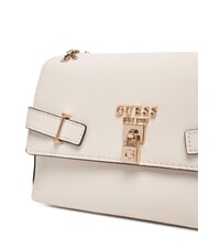 GUESS YESBA Geantă de umăr cu clapă, geantă crossbody aproape alb - Genți femei - 3