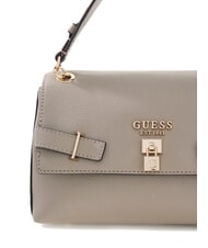 GUESS YESBA Geantă de umăr cu clapă, geantă crossbody taup închis - Genți femei - 3