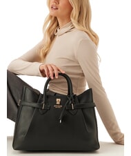 GUESS YESBA Geantă de mână cu curea de umăr BLACK - Genți femei - 6