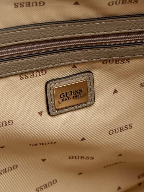 MERIDIAN 2 Geantă de cumpărături de umăr taup închis - Genți femei