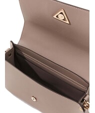 GUESS MERIDIAN 2  Geantă de umăr taup închis - Genți femei - 3