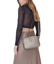 GUESS MERIDIAN 2  Geantă de umăr taup închis - Genți femei - 4