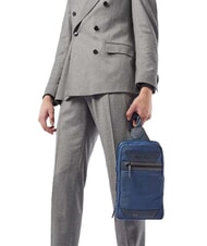 PIQUADRO TRAKAI Rucsac cu un singur umăr albastru - Rucsacuri pentru laptop - 5