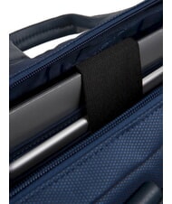 PIQUADRO TRAKAI Servietă din piele și material pentru laptop de 14". albastru - Serviete birou - 5