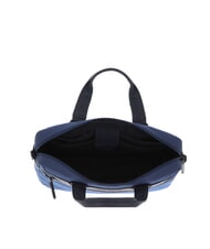 PIQUADRO TRAKAI Servietă din piele și material pentru laptop de 14". albastru - Serviete birou - 6