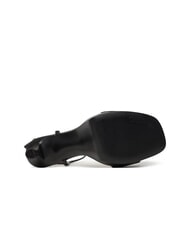 GUESS HENDORA Sandale &icirc;nalte din piele cu platformă BLACK - Pantofi femei - 6