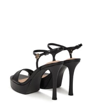 GUESS HENDORA Sandale &icirc;nalte din piele cu platformă BLACK - Pantofi femei - 5