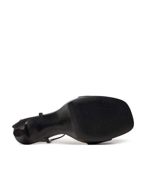 HENDORA Sandale &icirc;nalte din piele cu platformă BLACK - Pantofi femei