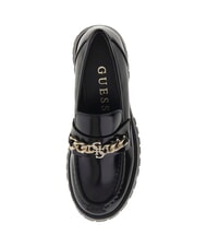 GUESS ALMER Mocasini cu logo și lanț și strasuri BLACK - Pantofi femei - 4