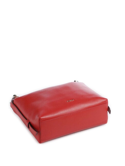 TONIE Geantă mică din piele cu curea de umăr m1 roșu - Genți femei