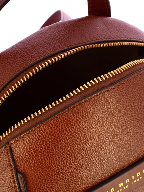 DOMITILLA Rucsac mediu din piele BROWN - Genți femei