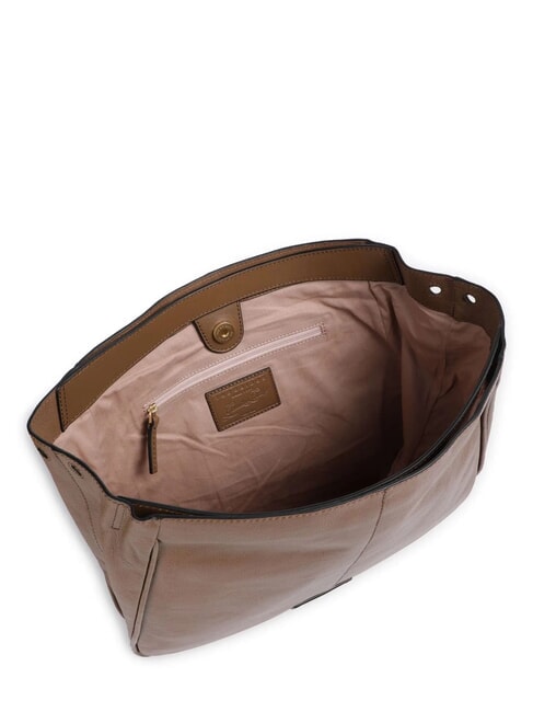 ELISABETTA Geanta din piele cu bareta de umar stridie abb. aur - Genți femei