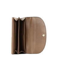 THE BRIDGE ELISABETTA Portofel mare din piele cu clapă stridie abb. aur - Portofele femei - 2