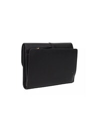 THE BRIDGE ELISABETTA Portofel mic din piele Negru de aur - Portofele femei - 3