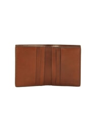 THE BRIDGE GIACOMO Portcard din piele cu clapă Maro / Ruteniu - Portofele bărbați - 2