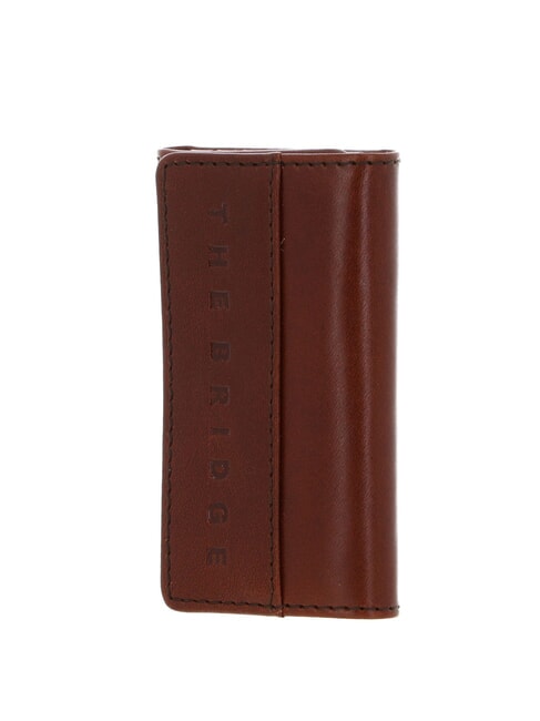 GIACOMO Husă de chei din piele Maro / Ruteniu - Portchei