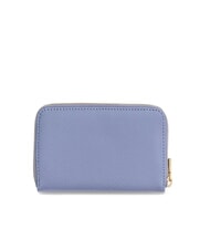 GUESS LAUREL 2 Portofel mediu cu imprimeu saffiano gri albastru - Portofele femei - 4