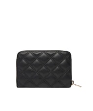 GUESS GIULLY 2 Portofel mediu matlasat cu fermoar BLACK - Portofele femei - 3