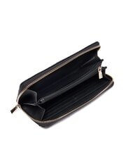 GUESS CRESIDIA 2 Portofel mare cu fermoar logo negru - Portofele femei - 2