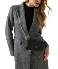 GUESS NOELLE 2 Geantă mini clutch cu curea de umăr BLACK - Genți femei - 5