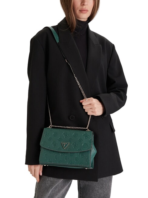 CRESIDIA II Geantă de umăr cu clapă logo-ul salviei deschise - Genți femei