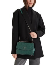 GUESS CRESIDIA II Geantă de umăr cu clapă logo-ul salviei deschise - Genți femei - 5