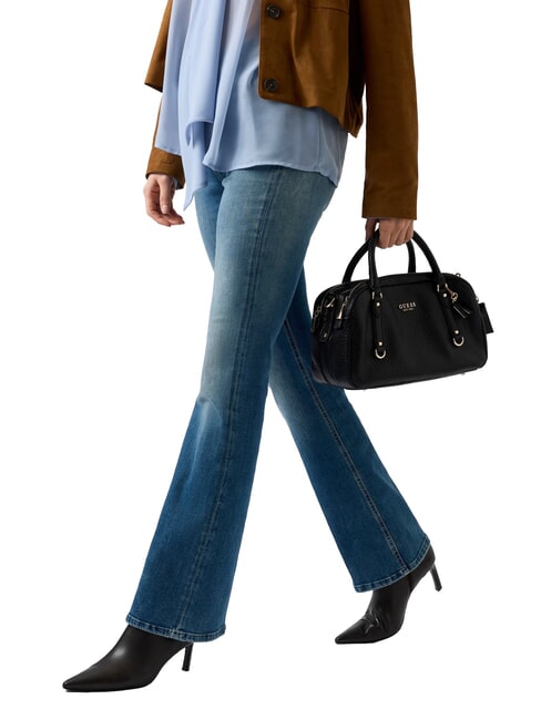 MARSHA Geantă de m&acirc;nă cu curea de umăr BLACK - Genți femei