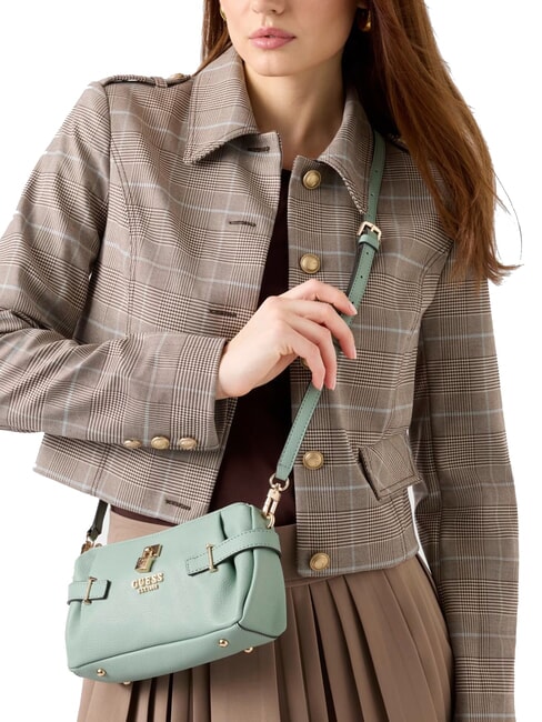 YESBA Geantă mică de umăr cu farmec salvie ușoară - Genți femei