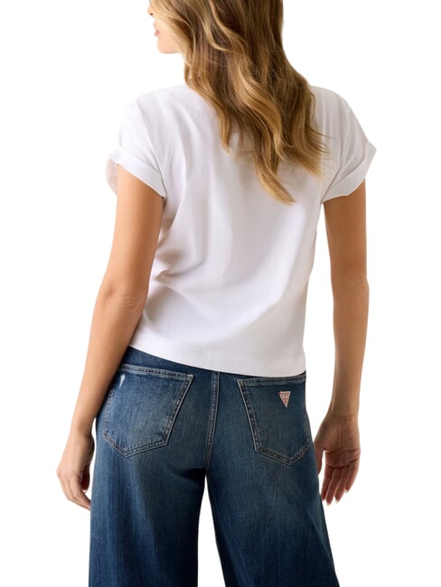 STARS Tricou cu imprimeu și ținte alb purpuriu - tricou