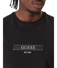 GUESS LOGO BOX Tricou slim fit cu m&acirc;necă scurtă jetbla - tricou - 3
