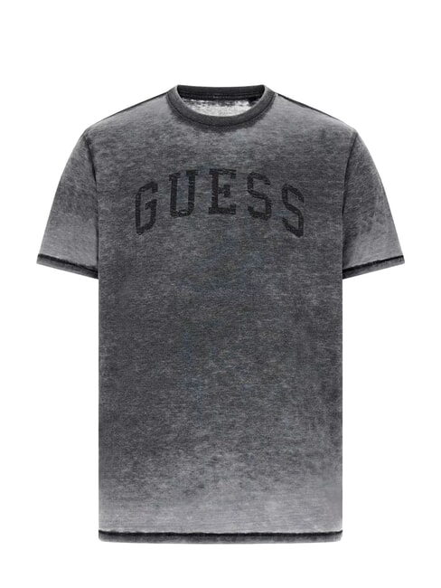 MARINE LOGO Tricou cu mânecă scurtă și efect decolorat jetbla - tricou