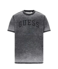 GUESS MARINE LOGO Tricou cu mânecă scurtă și efect decolorat jetbla - tricou - 4