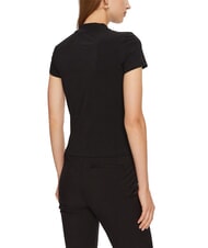 GUESS MOCK NECK ALL OVER 4G Tricou slim fit cu strasuri - tricou