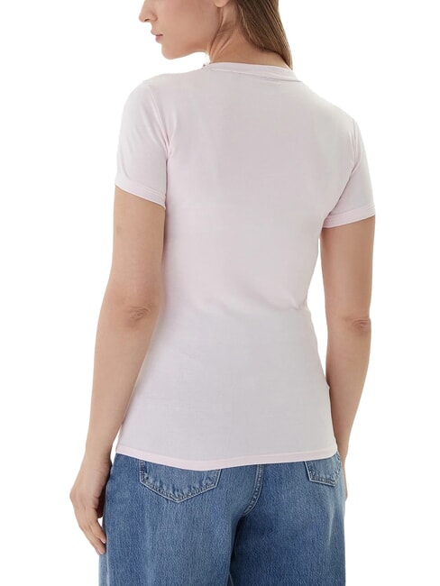 MINI TRIANGLE Tricou cu decolteu &icirc;n V roz delicat - tricou