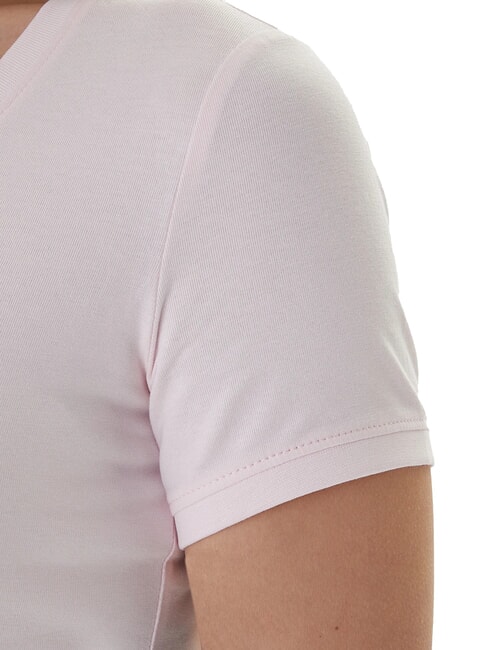 MINI TRIANGLE Tricou cu decolteu &icirc;n V roz delicat - tricou