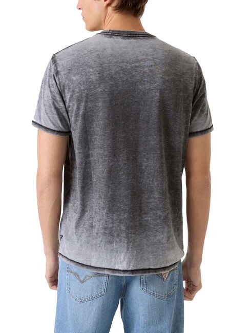 MARINE LOGO Tricou cu m&acirc;necă scurtă și efect decolorat jetbla - tricou