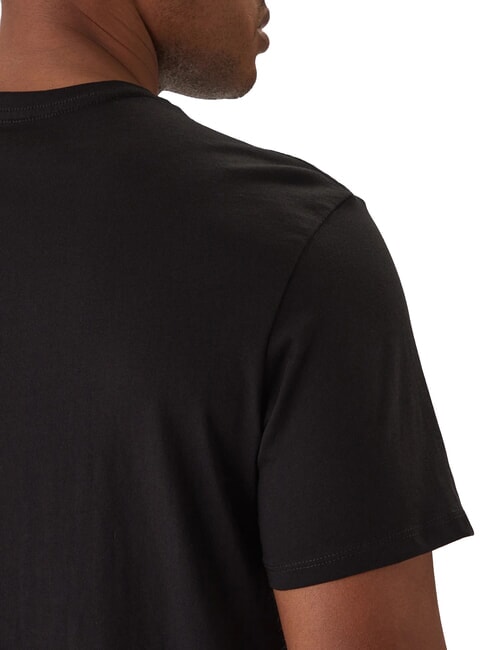 PAINTED TRIANGLE Tricou cu m&acirc;necă scurtă, croială regulată jetbla - tricou