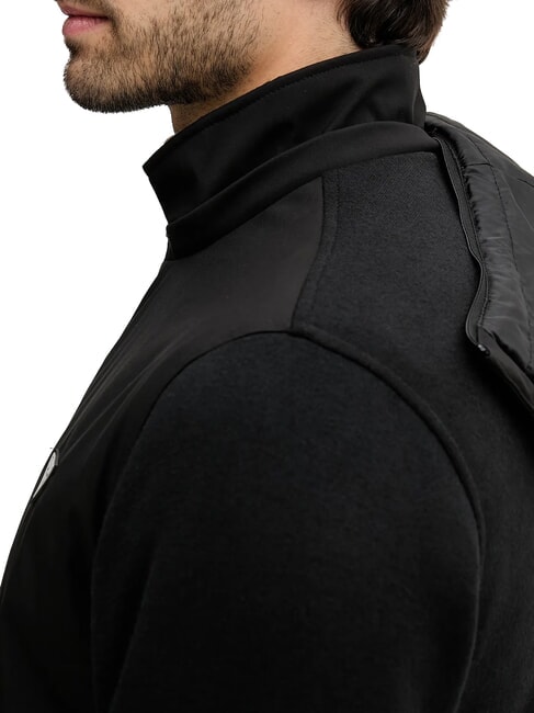 KNITTED Jacheta cu gluga jetbla - Geci de bărbați