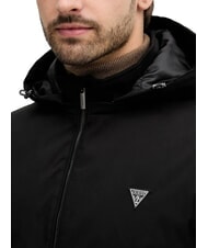 GUESS KNITTED Jacheta cu gluga jetbla - Geci de bărbați - 3